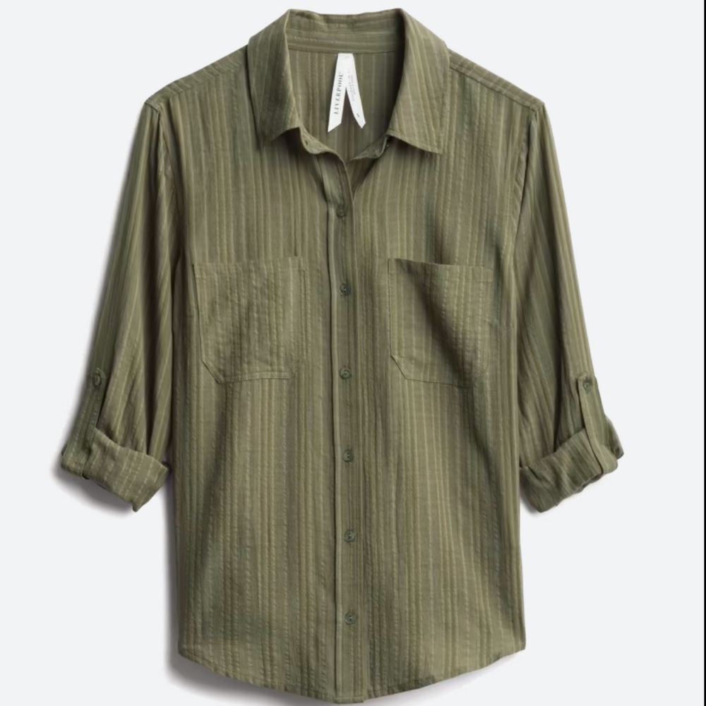 Liverpool Texture Button Down Olive